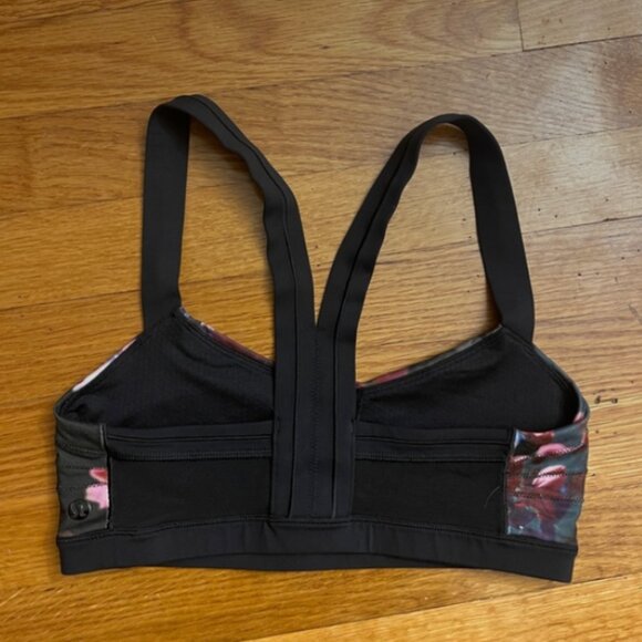 Lululemon Cardio Kick Bra Spring Has Sprung Multi - Size 6 - Picture 2 of 5